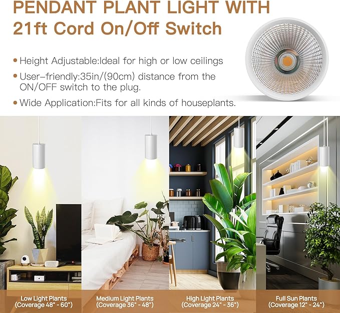 STERREN LED Grow Light, Full Spectrum Grow Lights