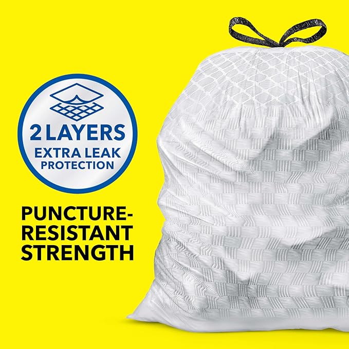 Glad ForceFlex Tall Kitchen Trash Bags, 13 Gallon, Gain Original, 140 Count (Package May Vary)