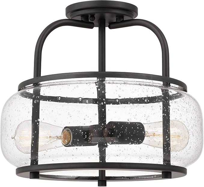 Elisha 2-Light Semi Flush Mount Ceiling Light
