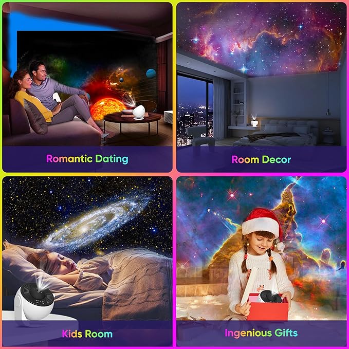Galaxy Projector, 13 in 1 HD Planetarium Star Projector