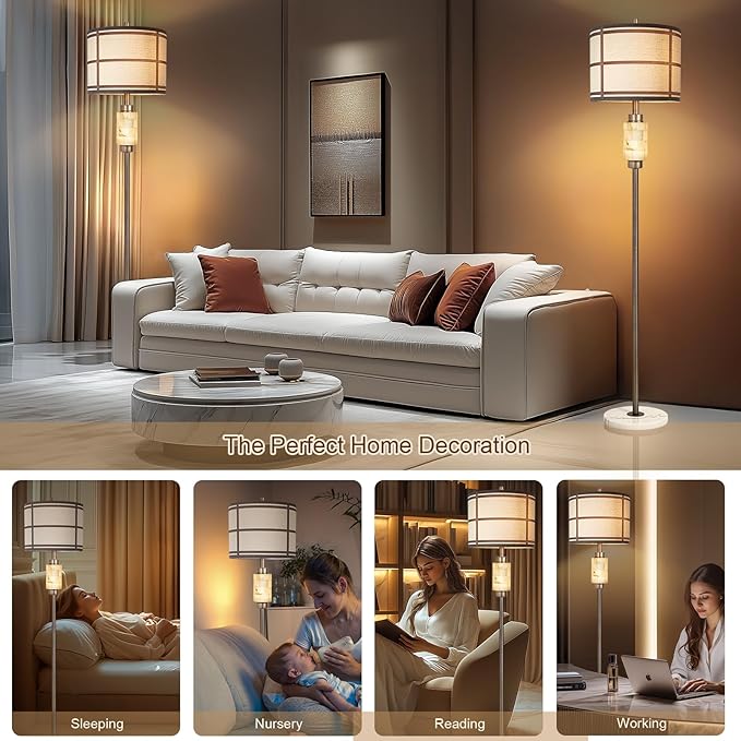 Natural Alabaster Floor Lamp, Lamps