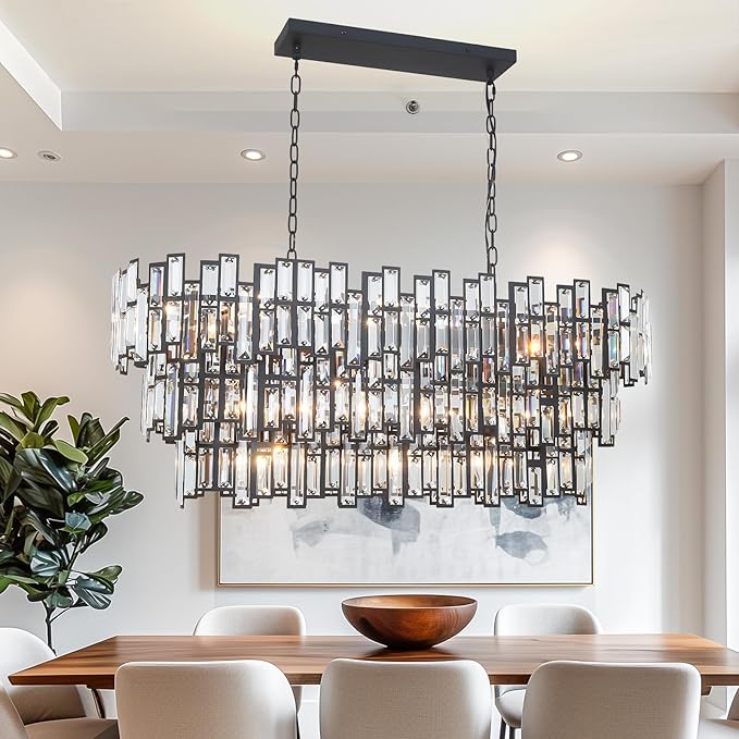 Rectangle Chandeliers for Dining Room