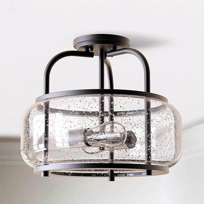 Elisha 2-Light Semi Flush Mount Ceiling Light