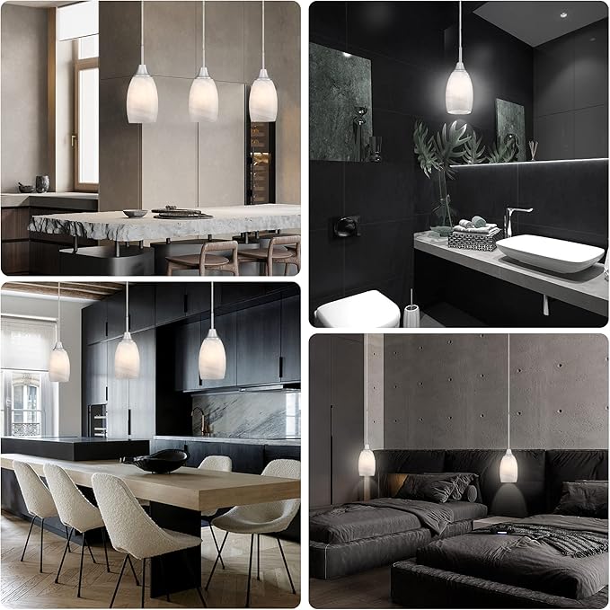 Mini Glass Pendant Light 1-Light