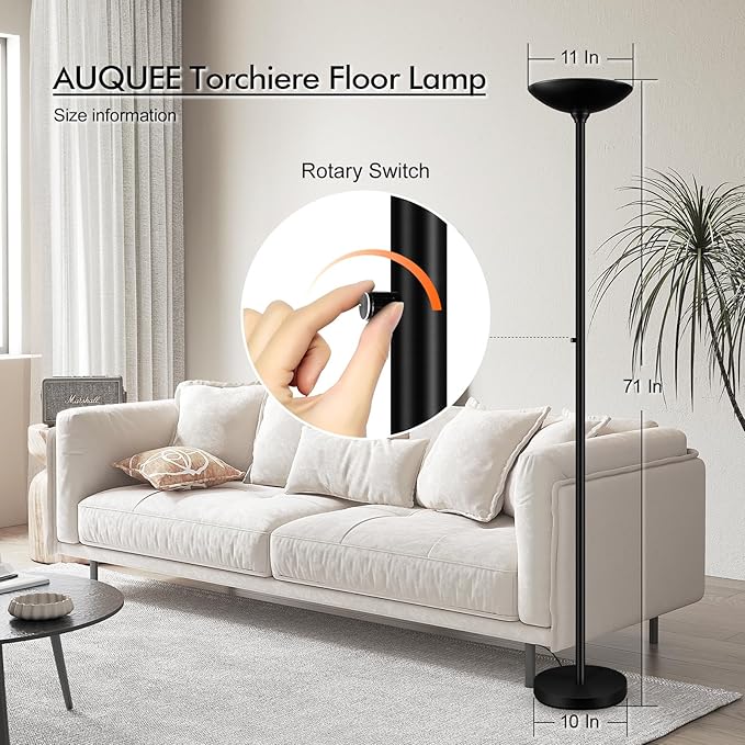 30W Torchiere Floor Lamp