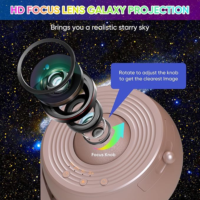 Galaxy Projector, 12 in 1 Planetarium Galaxy Star Projector