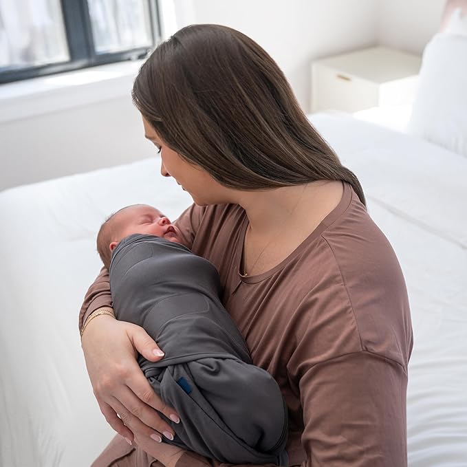 HALO SleepSack SuperSoft Swaddle, Cozy Bamboo Viscose, 3-Way Adjustable Swaddle, 2 Way Zipper, 2 TOG