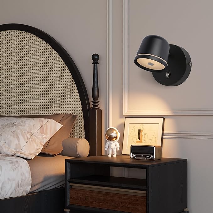 Aisilan Wall Sconce, Hardwired Touch Dimmable Wall Light
