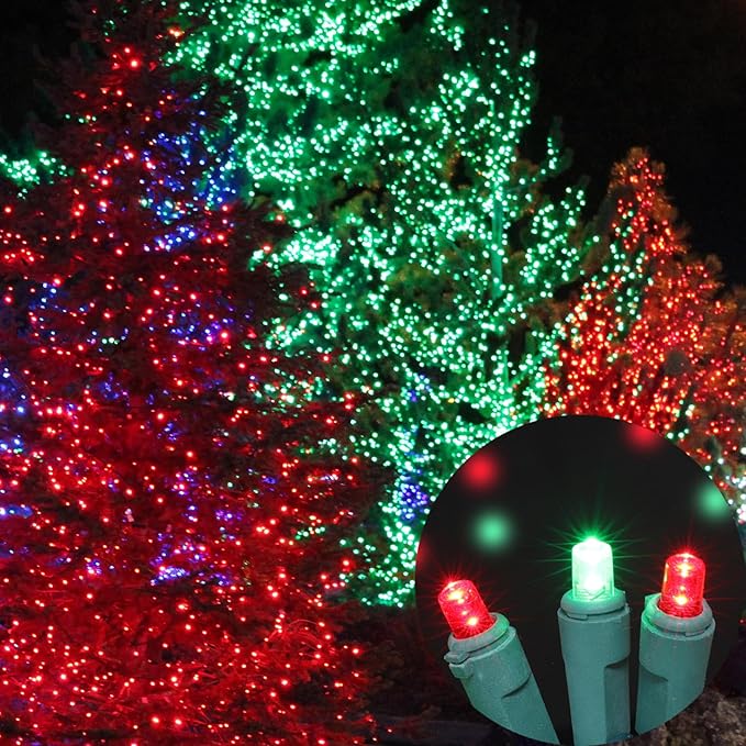 LAMPHOME 100 Count Red and Green
