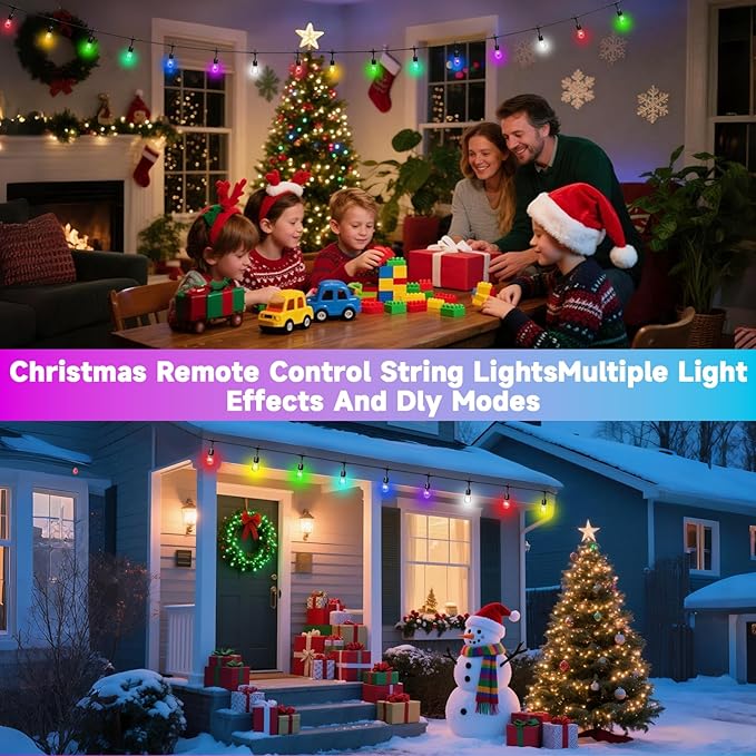 RGB Safety String Lights 150FT