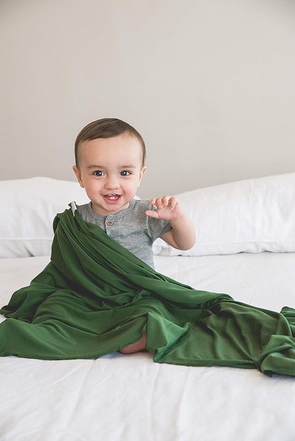 Copper Pearl Baby Swaddle Blanket - Premium Knit Baby Blanket, Large Soft Stretchy Receiving Blankets for Baby Boy and Girl, Swaddles for Newborn, Infant, and Toddler (Alder)