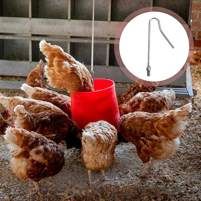 Hemoton Heavy Duty Chicken Catcher Hook Pole for Poultry Handling Durable Tool for Efficient Chicken Duck Goose Capture Farms Easy to Use Construction