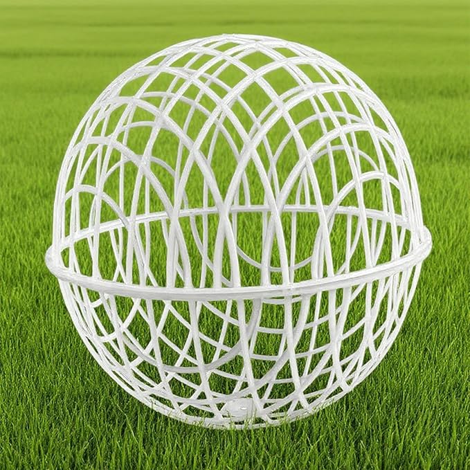 Chicken Balls Cage Set, ABS 3 Pieces Movable, Outside Poultry Habitat, Bird Feeding Supplies, Yard Equipment, Small Animal Pen, Pet Accessories, Garden