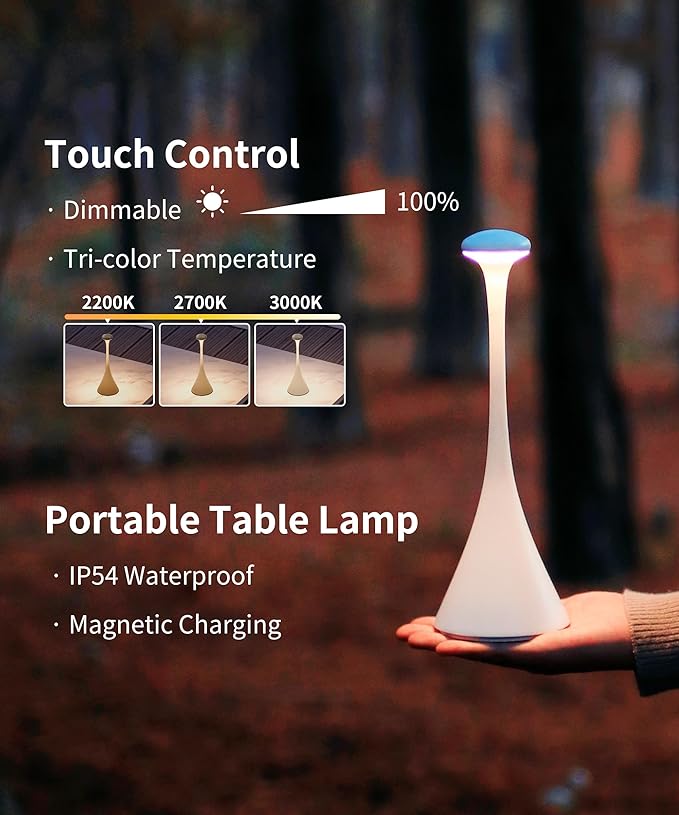 Retro Cordless Table Lamp
