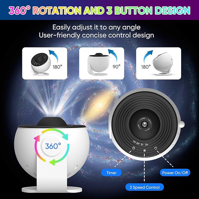 Galaxy Projector, 13 in 1 HD Planetarium Star Projector