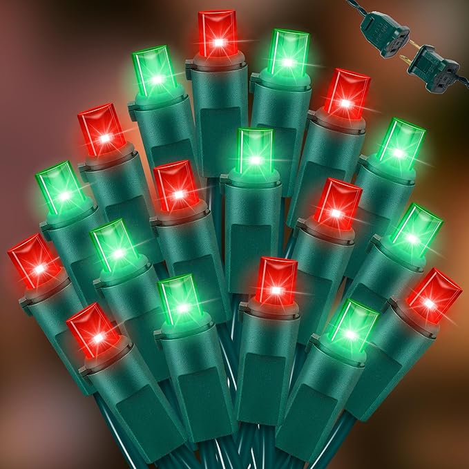 LAMPHOME 100 Count Red and Green