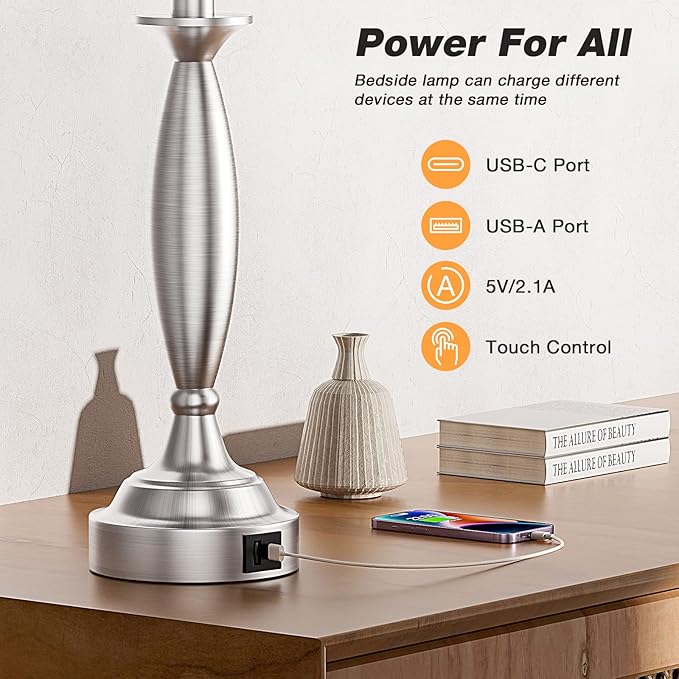 Seealle Lamps for Bedrooms