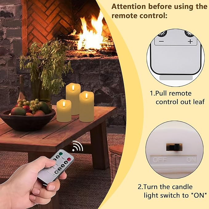 Flickering Flameless Candles