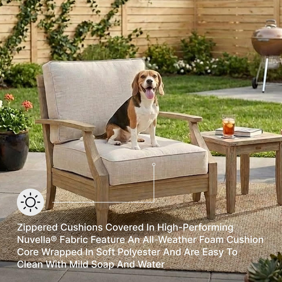 Clare View 1 Piece Outdoor Lounge Chair