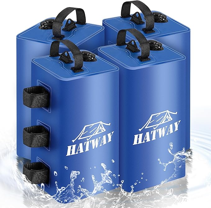 Canopy Water Weight Bag,88 LBS Water Tent Weights Set of 4 Leg Weights for Pop Up Canopy,Gazebo,Canopies,Tent-4 * 10L-Blue