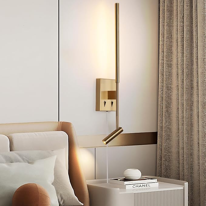 Modern Plug in Wall Sconce Indoor Ambient Lighting