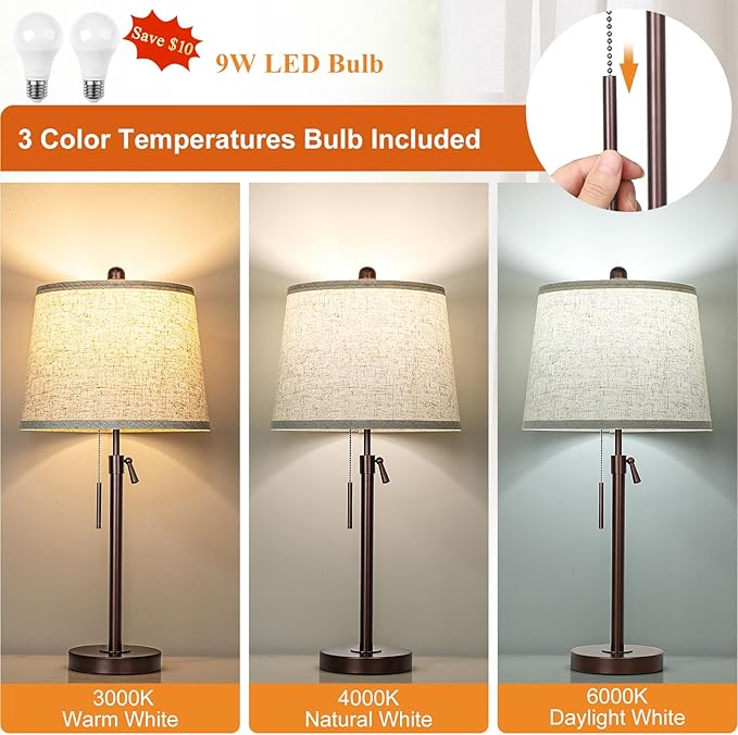 Table Lamps Set of 2