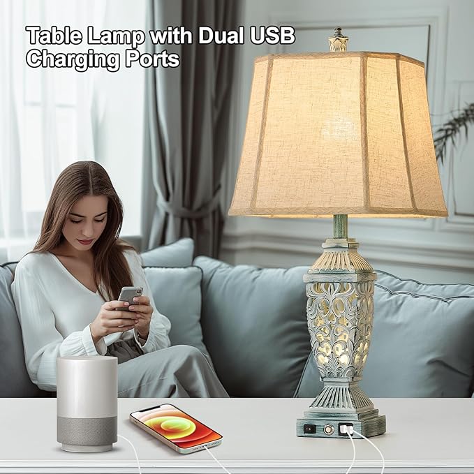 AIDENOEY Farmhouses Table Lamp