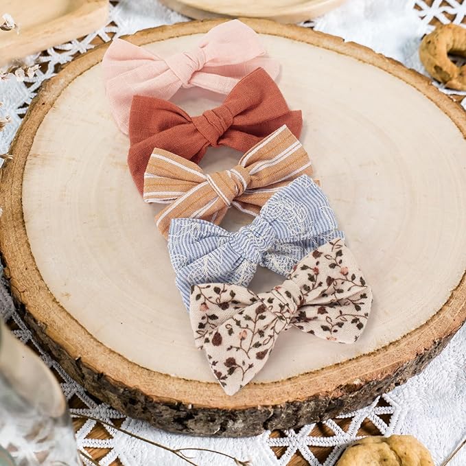 Baby Girl Headbands and Bows, Newborn Infant Toddler Nylon Hairbands Hair Accessories