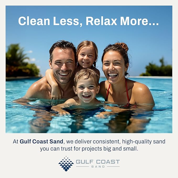 Pool Filter Sand, Premium Filtration with Pure Silica Formula, 50 Lbs - Swimming Pool System Accessories and Supplies for Cleaning and Maintenance