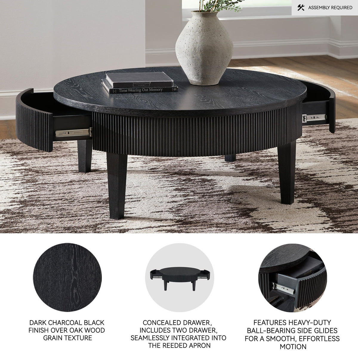 Marstream Modern Coffee Table with 4 Legs