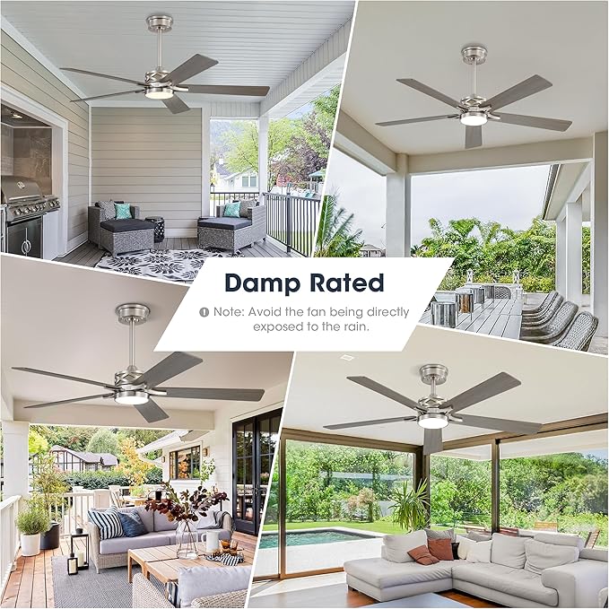 WINGBO 52" Smart Ceiling Fan