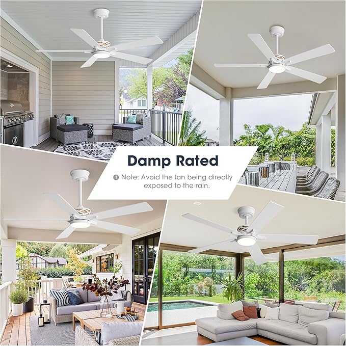 WINGBO 60" Smart Ceiling Fan