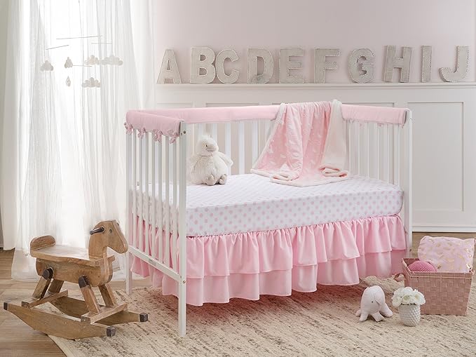 American Baby Company Heavenly Soft Chenille Sherpa Receiving Blanket, 3D Pink, 30" x 35", Warm and Cozy for Boys and Girls, Ideal for Baby Carrier, Stroller, and Travel